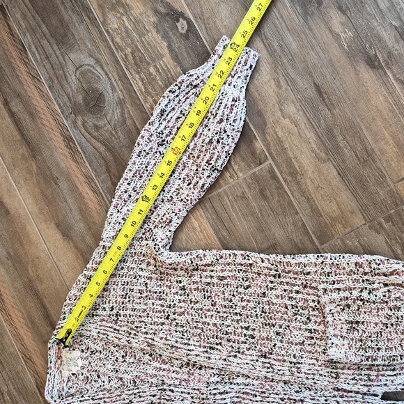 2 Hippie Rose Soft & Cozy Ivory, Mauve, & Brown Knit Cardigans, XS - Picture 5 of 16